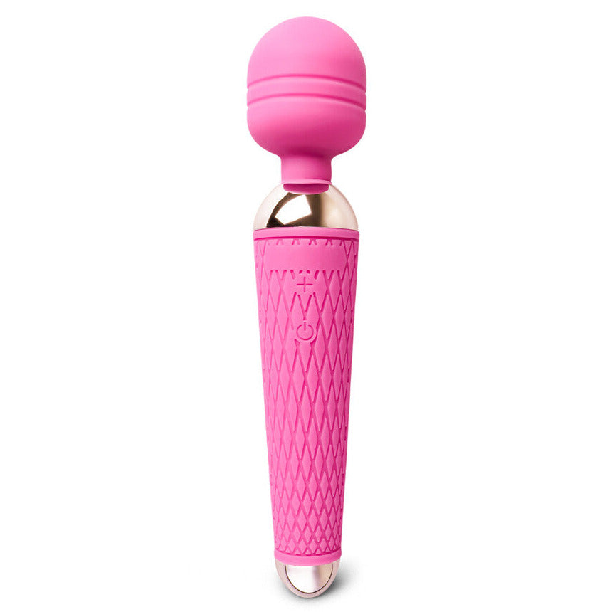 Pleasure Empire 10 Speed Silicone Rechargeable Magic Wand Vibrator Clitoral Body Massager