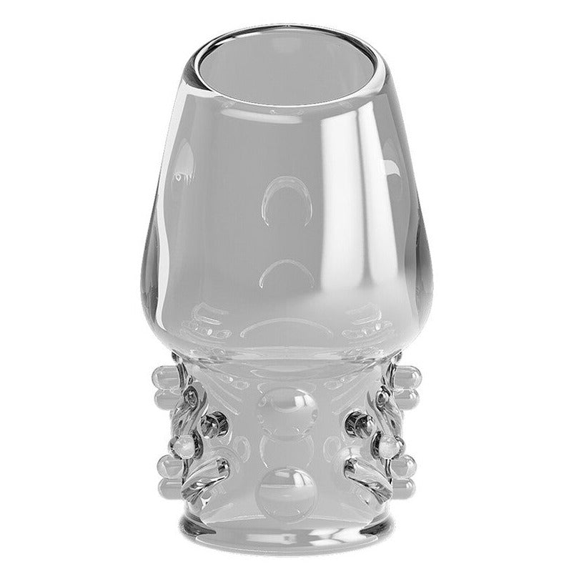 Pretty Love Matias Penis Head Sleeve Textured 6.5cm Girth Extender Clear