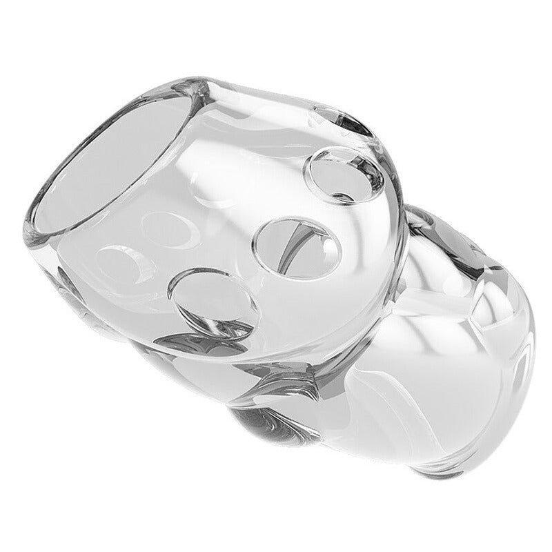 Pretty Love Oscar Penis Head Sleeve Textured 6.4cm Girth Extender Clear