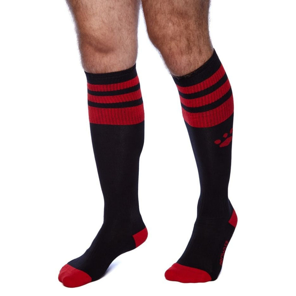 Prowler Socks LGBT Gay Fetish Slogan BDSM Crew Ankle Football Styles