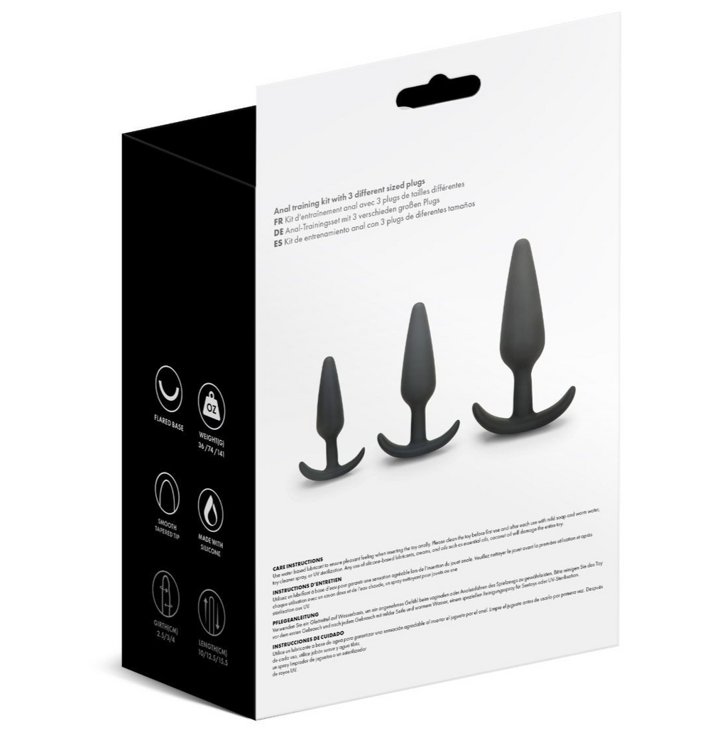 Prowler RED Anal Training Kit Silicone Butt Plug Dildo Probe Prostate Bondage