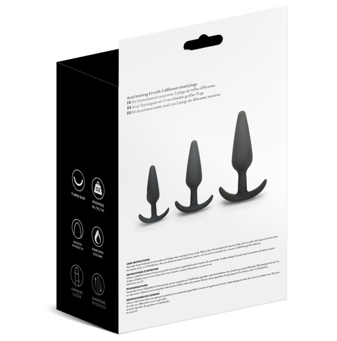 Prowler RED Anal Training Kit Silicone Butt Plug Dildo Probe Prostate Bondage
