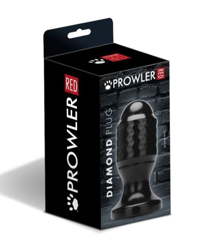 Prowler RED Diamond 4.25 Inch Anal Butt Plug Dildo Probe Prostate BDSM Bondage