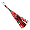 Prowler RED Flogger 33 Inch BDSM Fetish Whip Crop Impact Play Bondage Kink Black