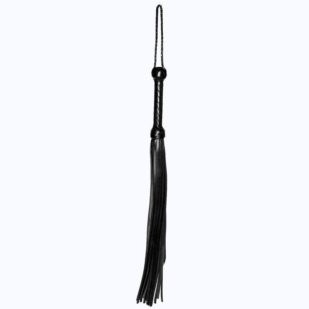 Prowler RED Hard Whip 34 Inch BDSM Fetish Flogger Crop Impact Play Black Kink