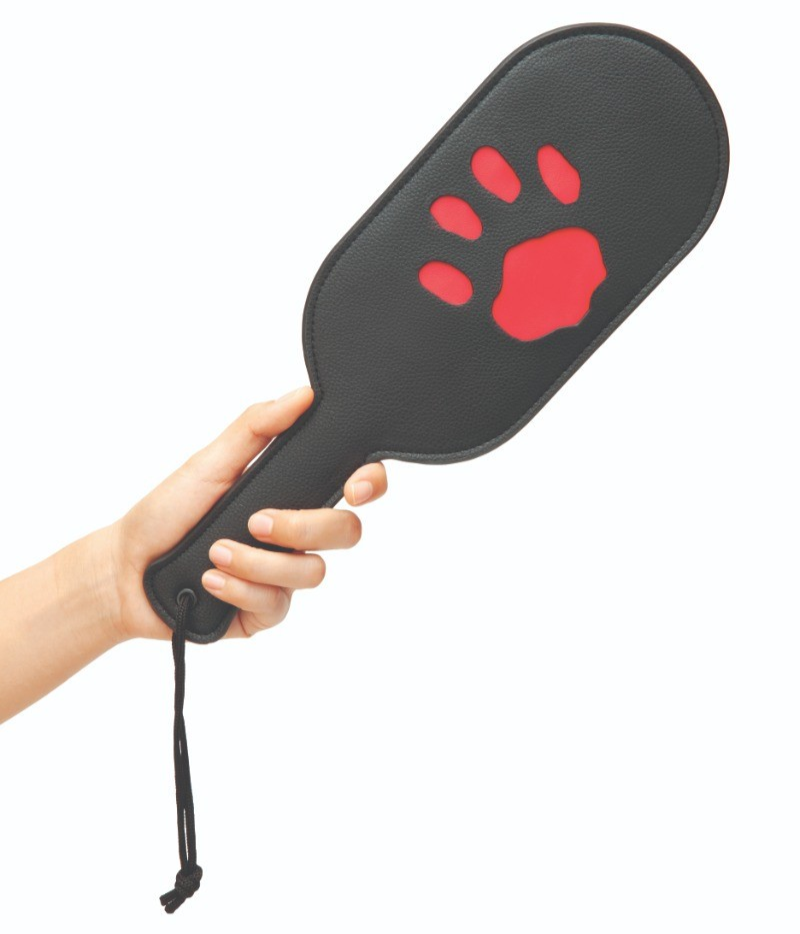 Prowler RED Puppy Paddle Black BDSM Fetish Whip Crop Flogger Impact Play Petplay