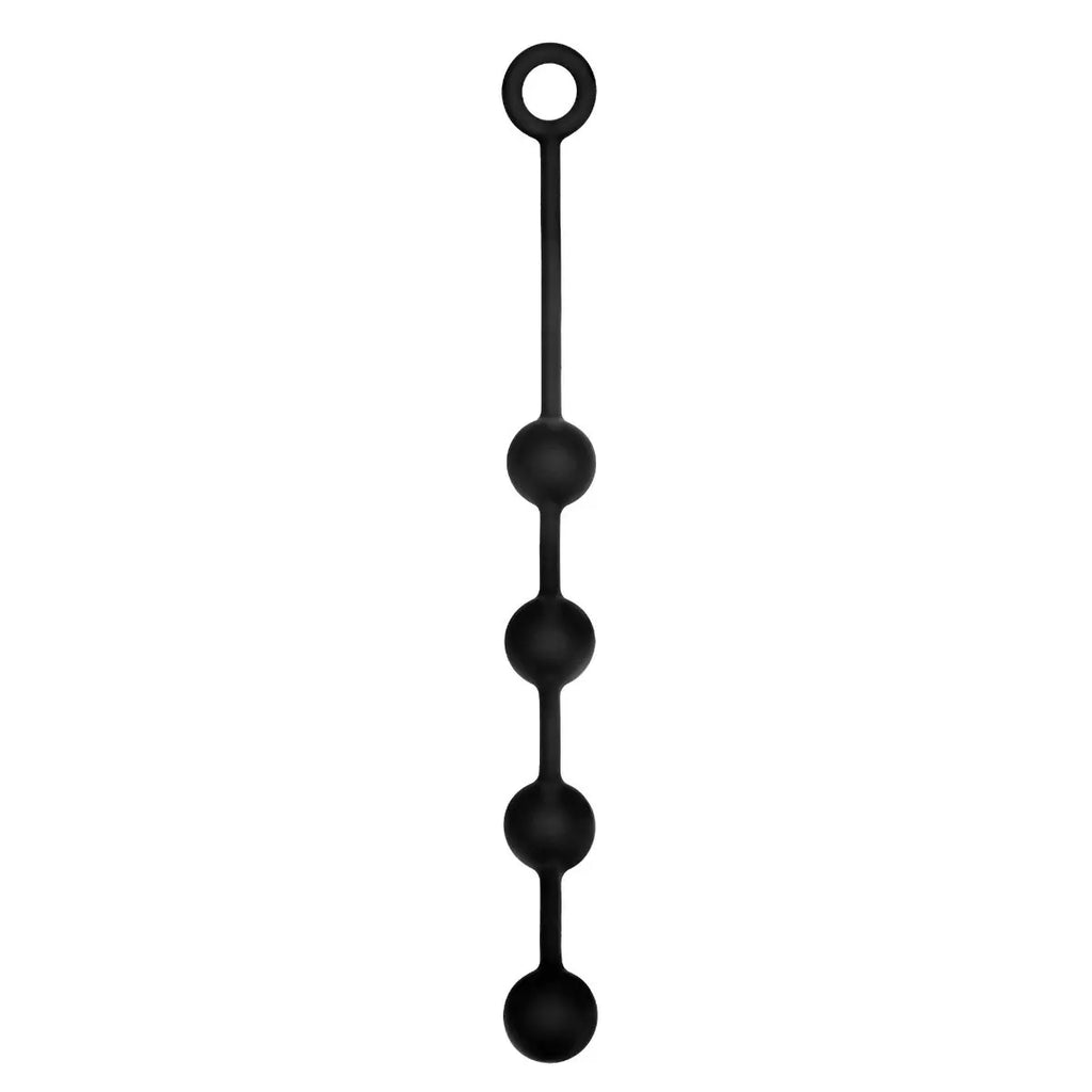 Prowler RED Silicone Anal Beads Small Black 13 Inch