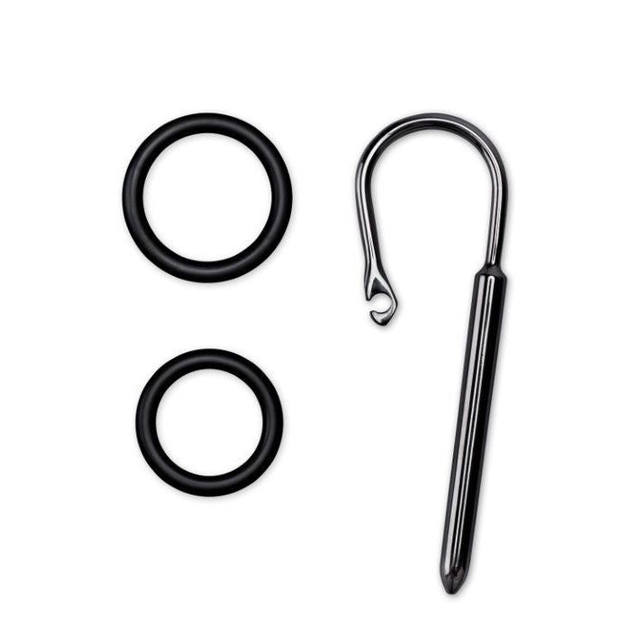 Prowler RED Stainless Steel Penis Urethral Plug with Ring Dilator Sound BDSM Fetish