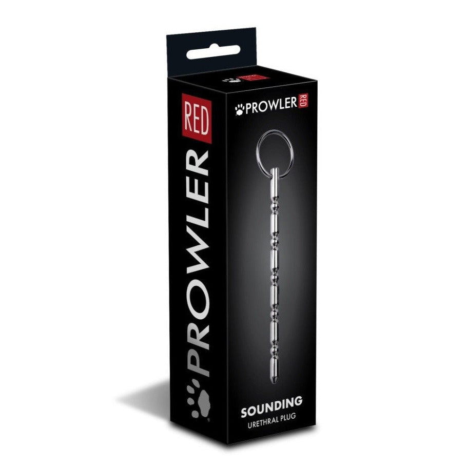 Prowler RED Stainless Steel Rippled Penis Plug Dilator Sound BDSM Fetish