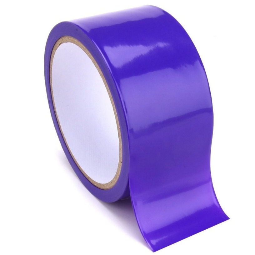 Purple Bondage Electrostatic BDSM Fetish Tape 20m Dom Sub Clubwear Wrist Ankles
