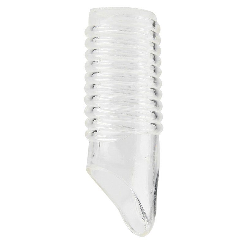 Rev-Sleeves Ribbed Penis Cock Sleeve Extension with Ball Loop Girth Extender