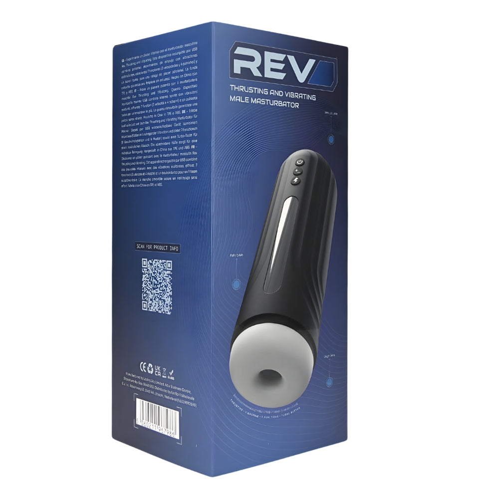 Rev Thrusting & Vibrating Male Masturbator Auto Stroker