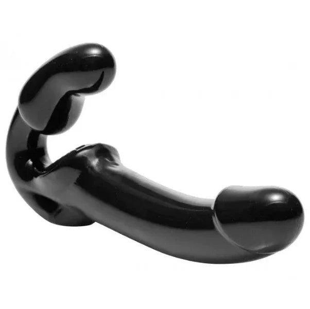 Revolver Strapless Strap-On Double End Pegging Anal Clitoral G-Spot Dildo