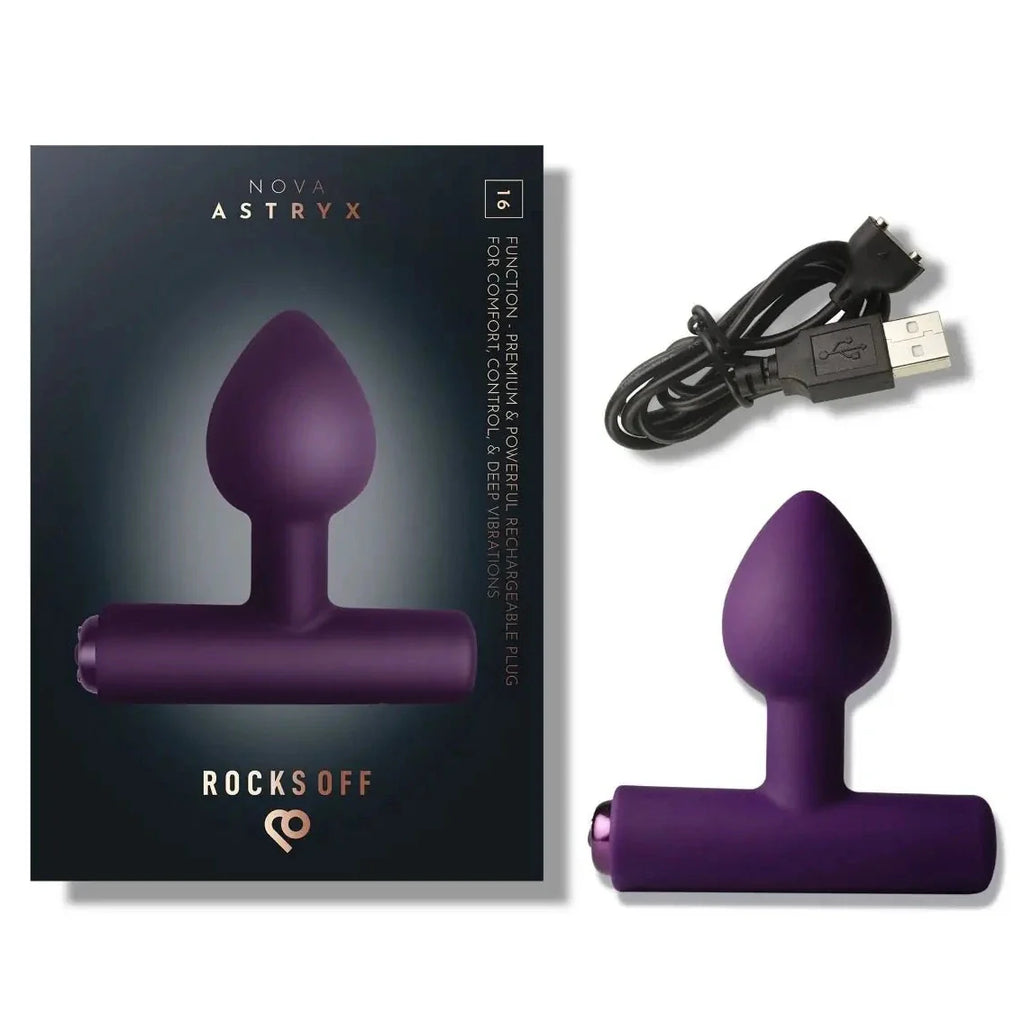 Rocks Off Nova Astryx Male Prostate Massager Anal Butt Plug Vibrator