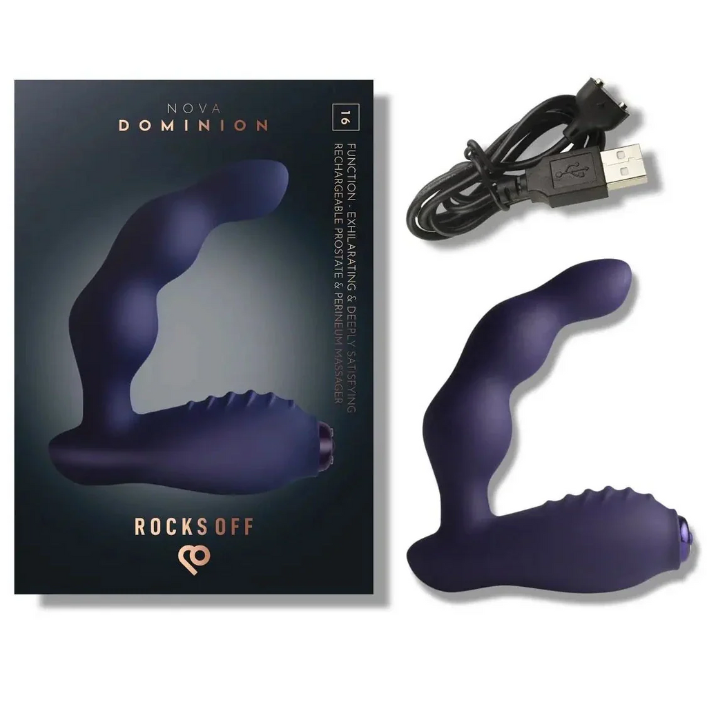Rocks Off Nova Dominion Male Prostate Massager Anal Butt Plug Vibrator