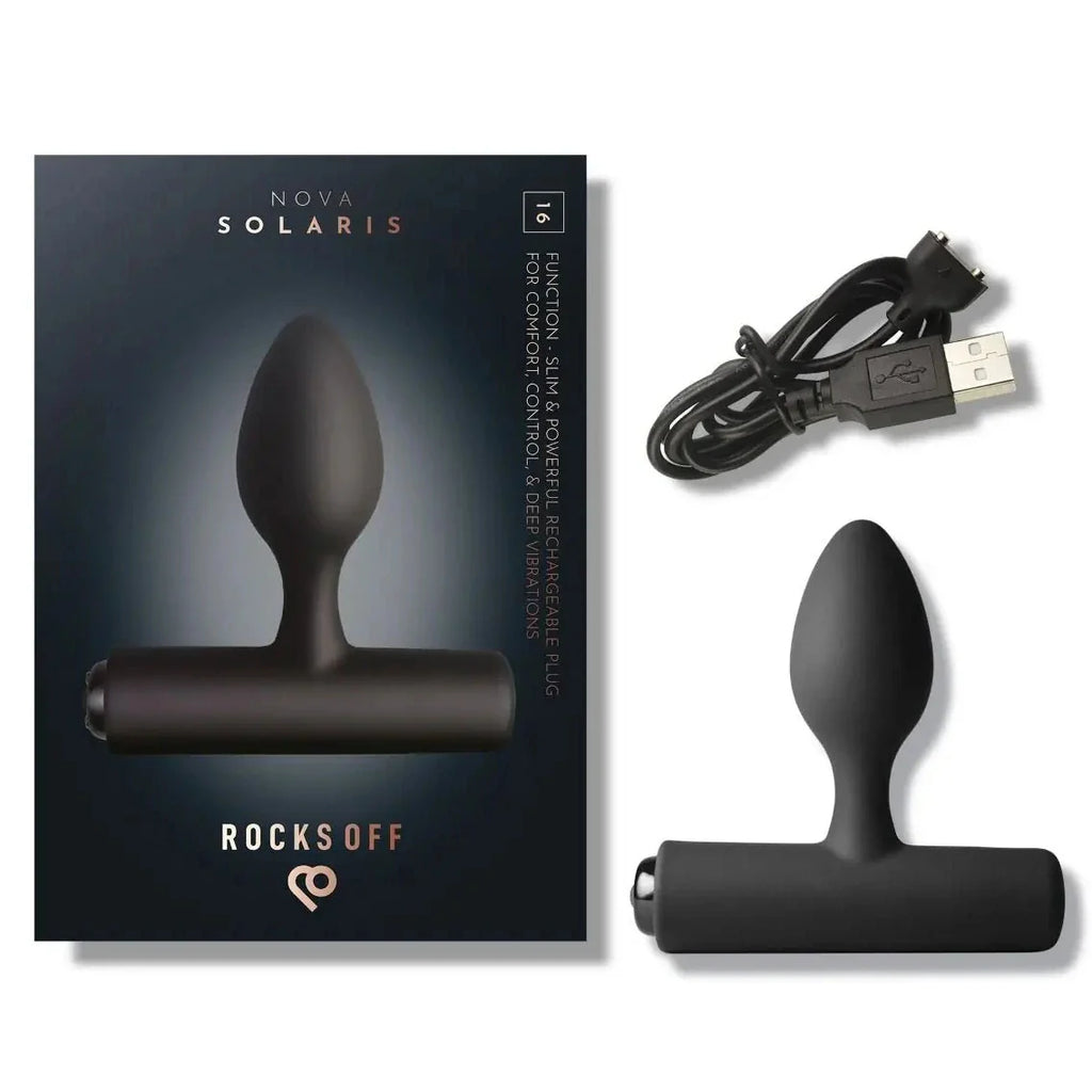 Rocks Off Nova Solaris Male Prostate Vibrator Anal Butt Plug Massager