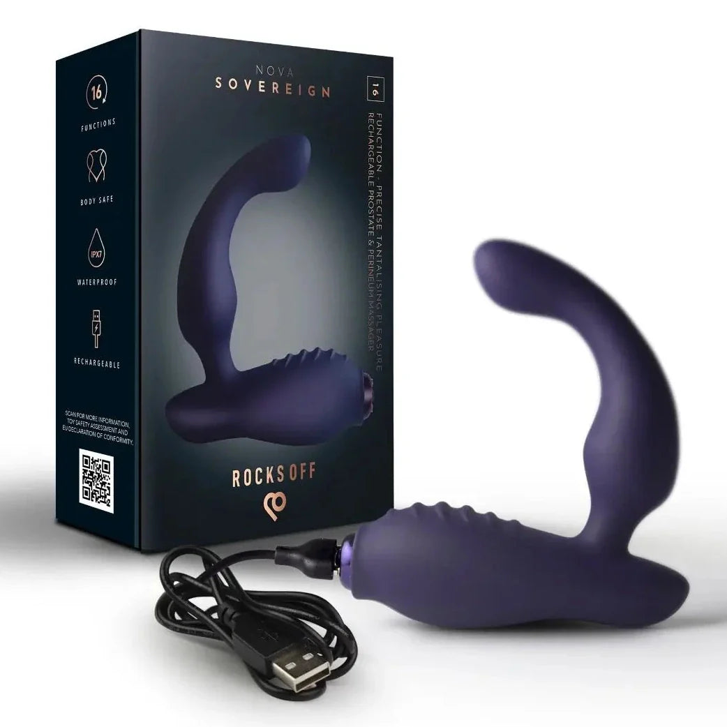 Rocks Off Nova Sovereign Male Prostate Massager Anal Butt Plug Vibrator
