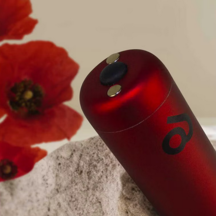 Rocks Off Poppy Red USB Rechargeable Bullet Vibrator Waterproof 16 Function Vibe