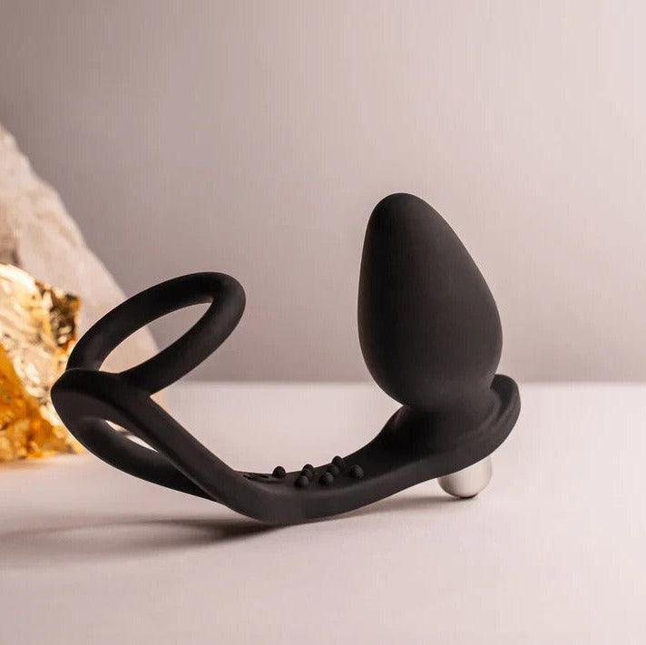 Rocks Off RO-Zen Vibrating Anal Butt Plug Cock Ring Waterproof Prostate Massager