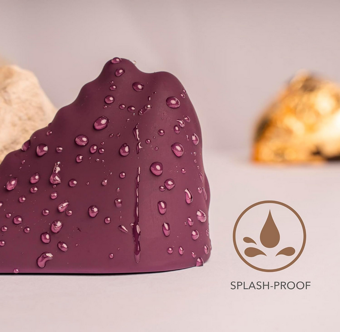 Rocks Off Ruby Glow Purple Sit On Saddle Clitoral 10 Speed Vibrator Silicone