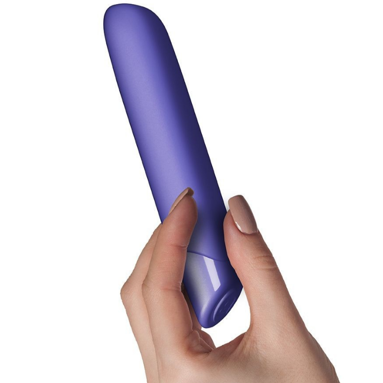 Rocks Off Sugar Boo Very Peri Wand Silicone Massager Vibrator 10 Function Bullet