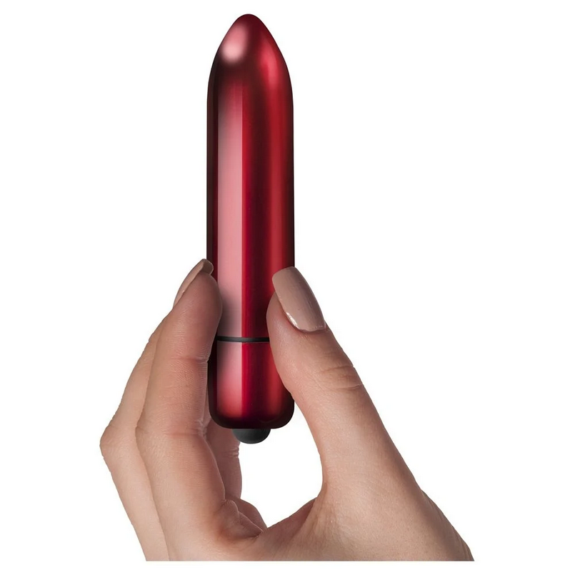 Rocks Off Truly Yours Red Alert 10 Speed Clitoral Vibrator Massager Bullet Wand