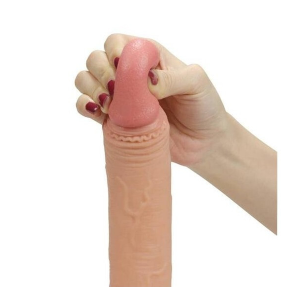 Rodeo G 8 Inch Hollow Strap-On Realistc Dildo Silicone Penis Extender Cocksheath