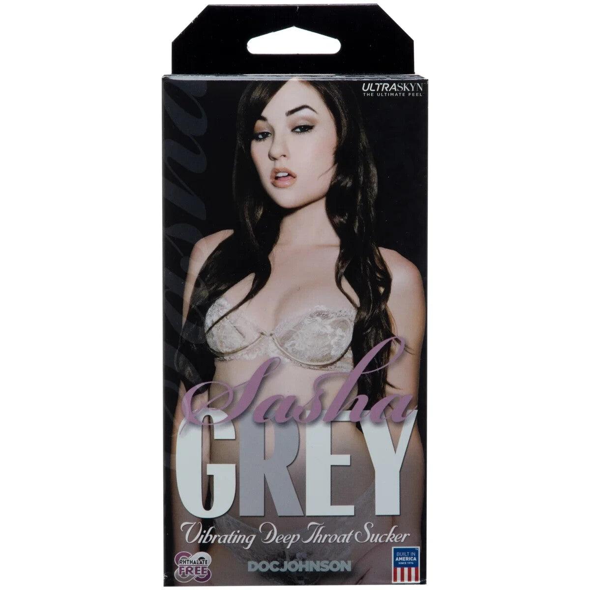 Sasha Grey Ultraskyn Vibrating Mouth Deep Throat Sucker Blowjob Masturbator