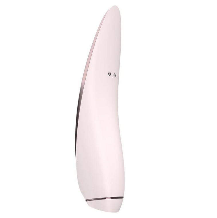 Satisfyer Luxury Pret-A-Porter Air Pulse Stimulator White Rose Gold Vibrator Massage Wand
