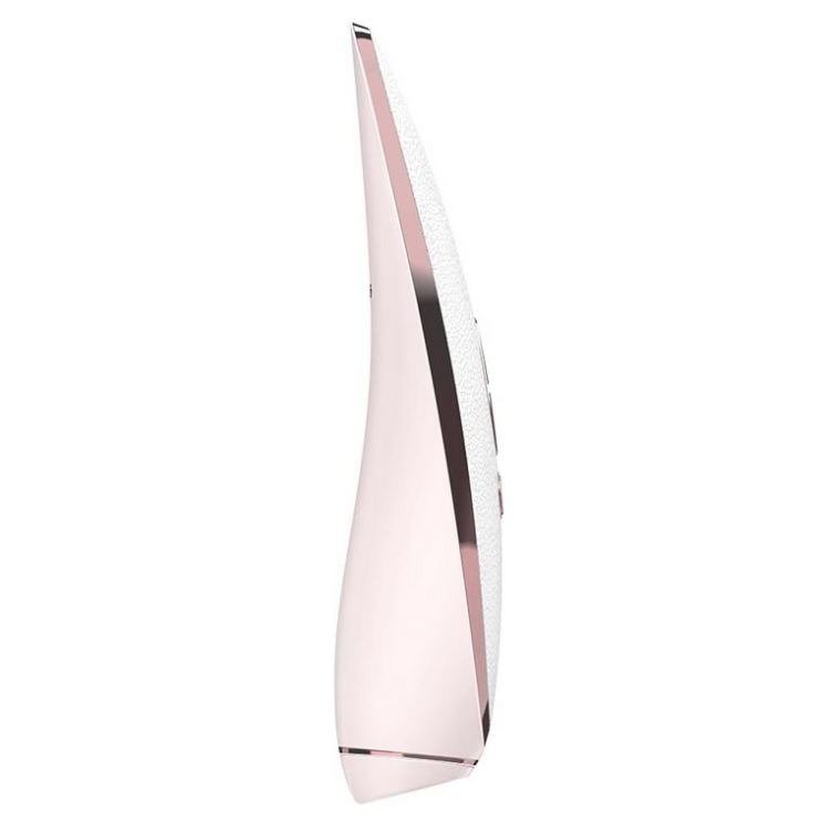 Satisfyer Luxury Pret-A-Porter Air Pulse Stimulator White Rose Gold Vibrator Massage Wand