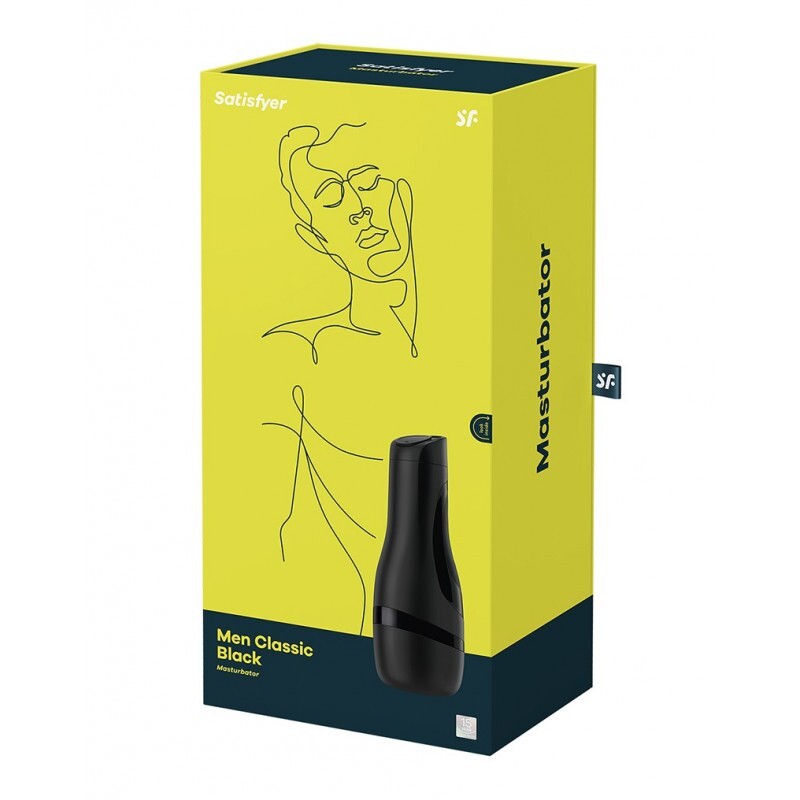 Satisfyer Men Classic Realistic Masturbator Cyberskin Vacuum Stroker
