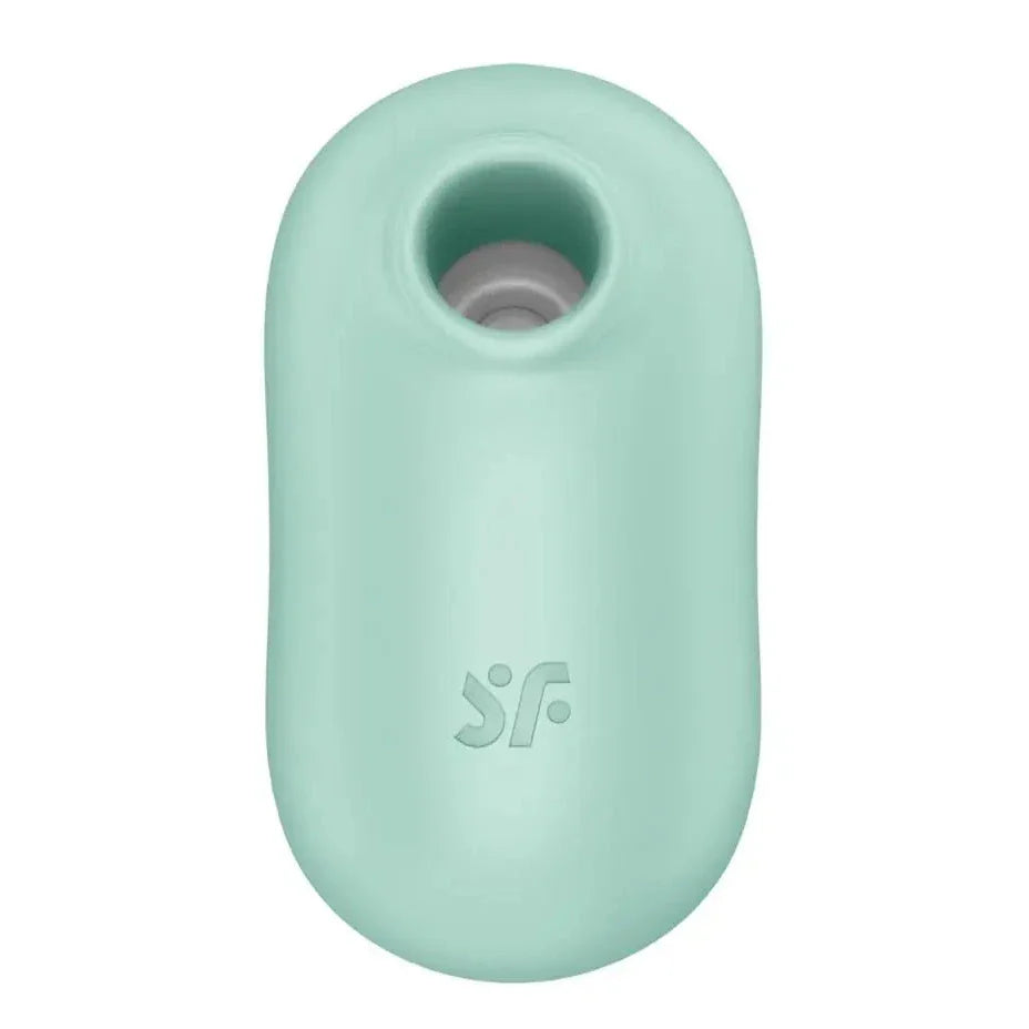Satisfyer Pro To Go 2 Mint Double Air Pulse Clitoral Vibrator Silicone Waterproof Massager