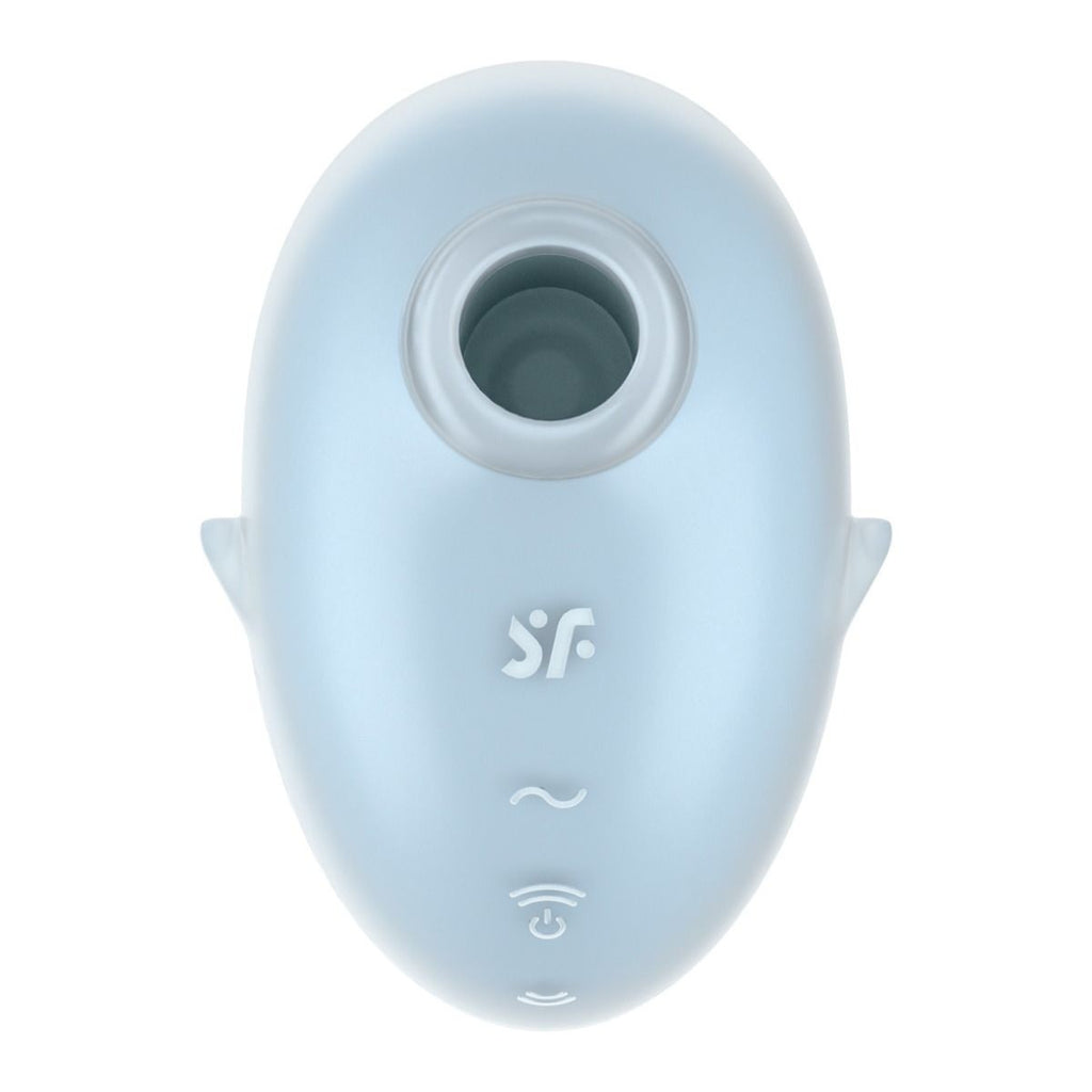 Satisfyer Cutie Ghost Double Air Pulse Clitoral Vibrator Silicone Waterproof Massager