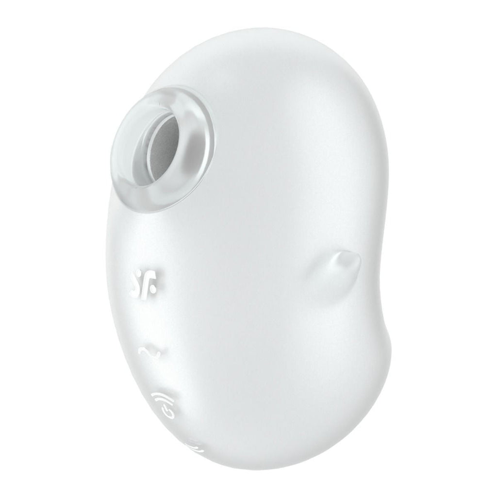 Satisfyer Cutie Ghost Double Air Pulse Clitoral Vibrator Waterproof Silicone Massager