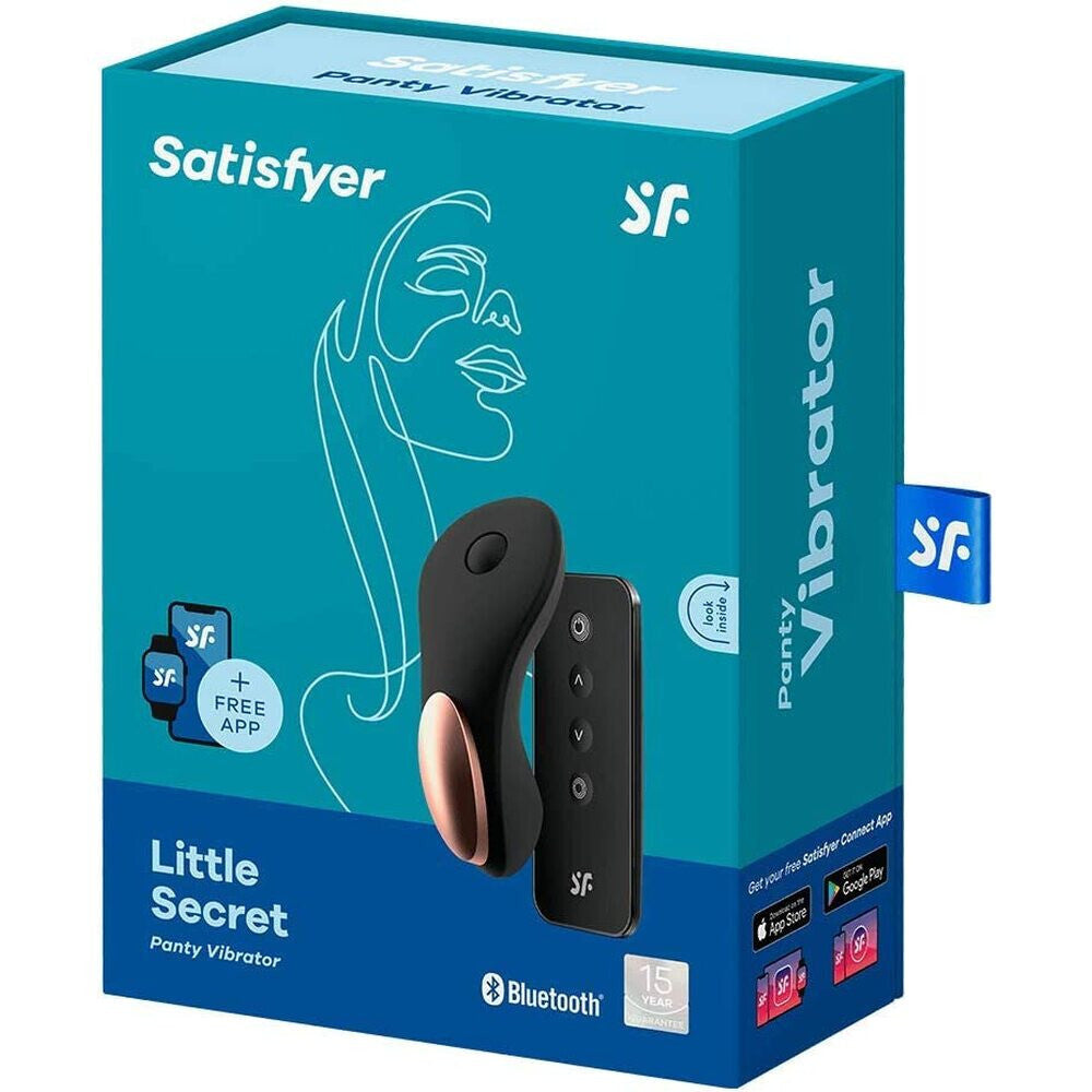Satisfyer Little Secret Silicone Panty Couples Clitoral Remote Control Vibrator