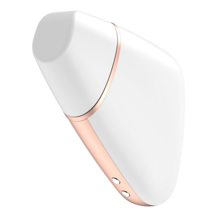 Satisfyer Love Triangle White Air-Pulse Clit Vibrator App Waterproof Vibe