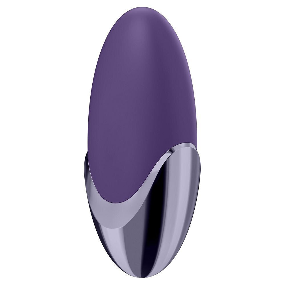 Satisfyer Purple Pleasure Lay-On Vibrator Silicone Clitoral Waterproof Massager