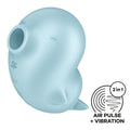 Satisfyer Sassy Seal Silicone Double Air Pulse Clitoral Vibrator Waterproof Massager