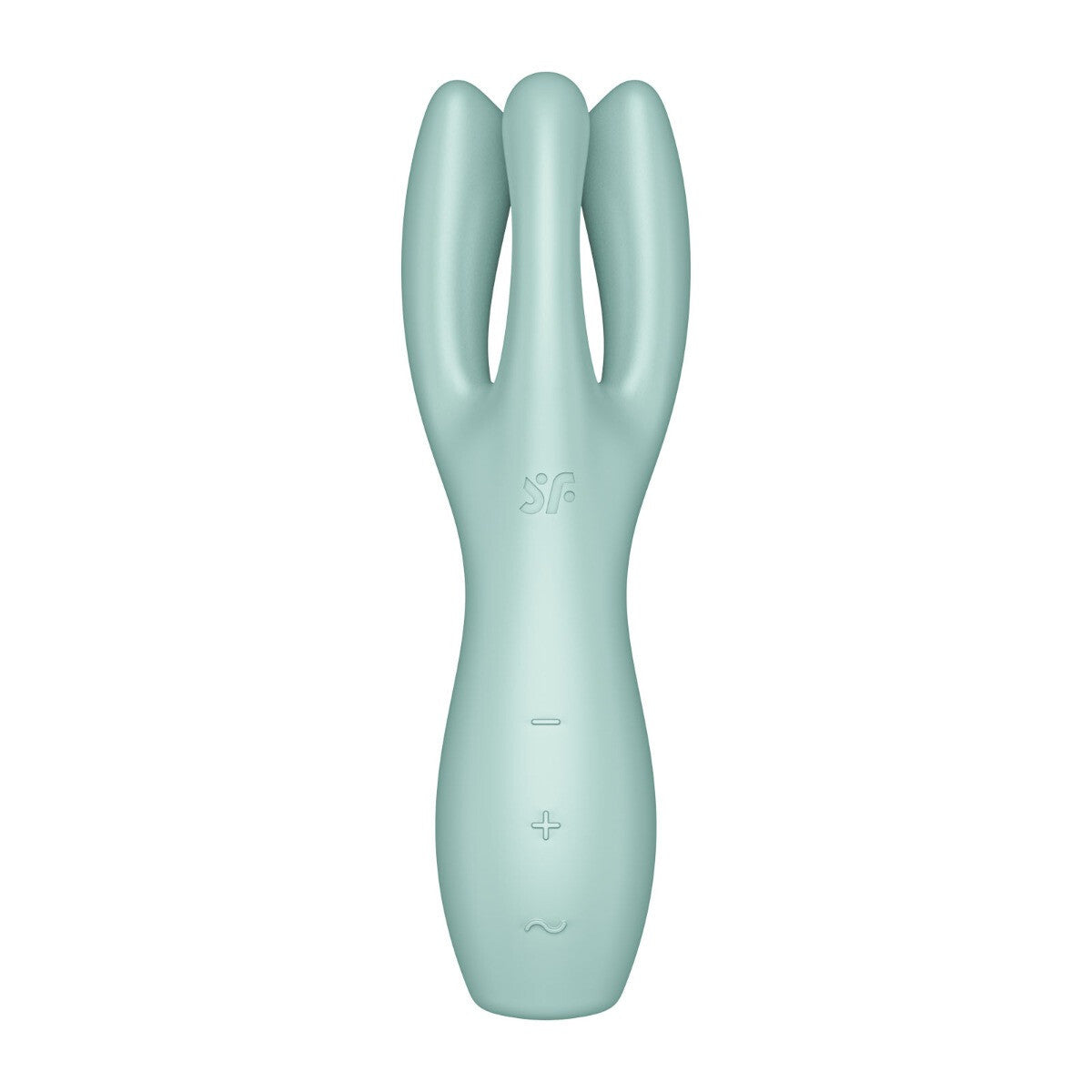Satisfyer Threesome 3 Mint Lay-On Clitoral Vibrator Silicone Waterproof Massager