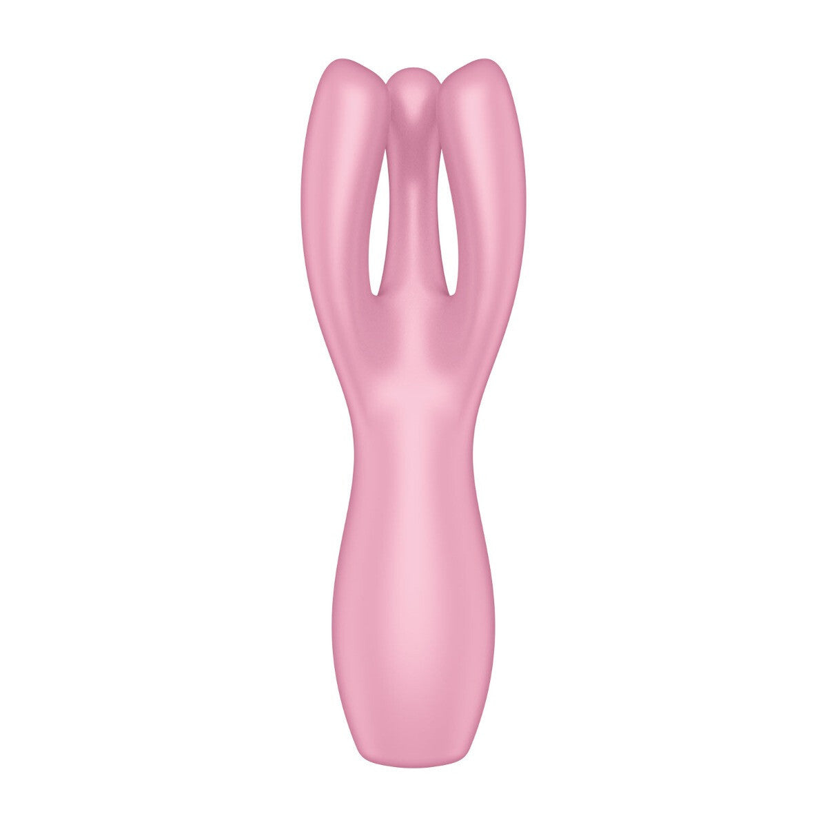 Satisfyer Threesome 3 Pink Lay-On Clitoral Vibrator Silicone Waterproof Massager