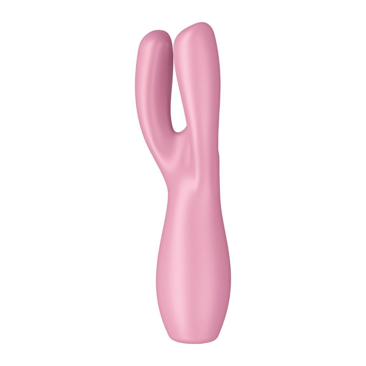Satisfyer Threesome 3 Pink Lay-On Clitoral Vibrator Silicone Waterproof Massager