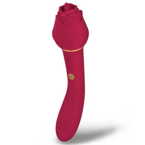 Secret Kisses Rosegasm Lingo Dual Clit Licking G-Spot Multispeed Vibrator