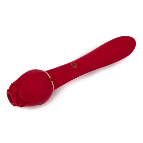 Secret Kisses Rosegasm Twosome Dual Clit Sucker G-Spot Multispeed Vibrator