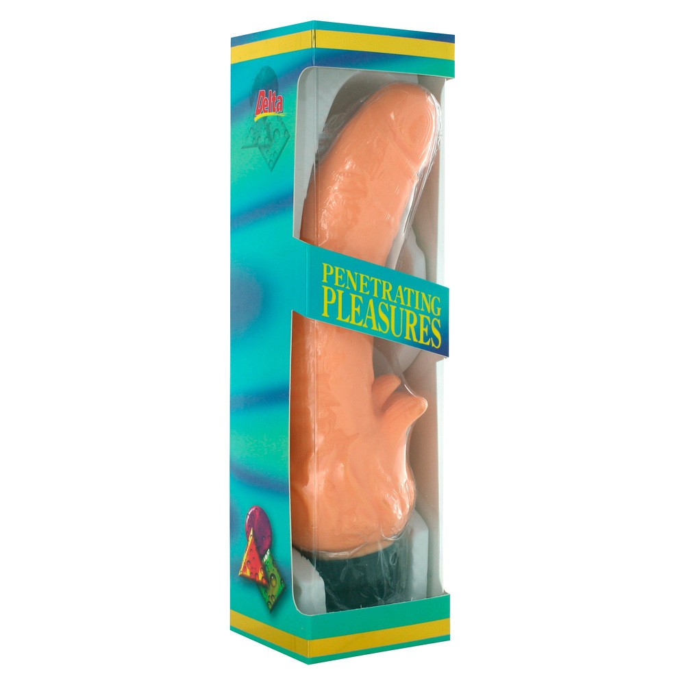 Seven Creations Penetrating Pleasures Vibrator 9 Inch Realistic Dildo Clit Stim
