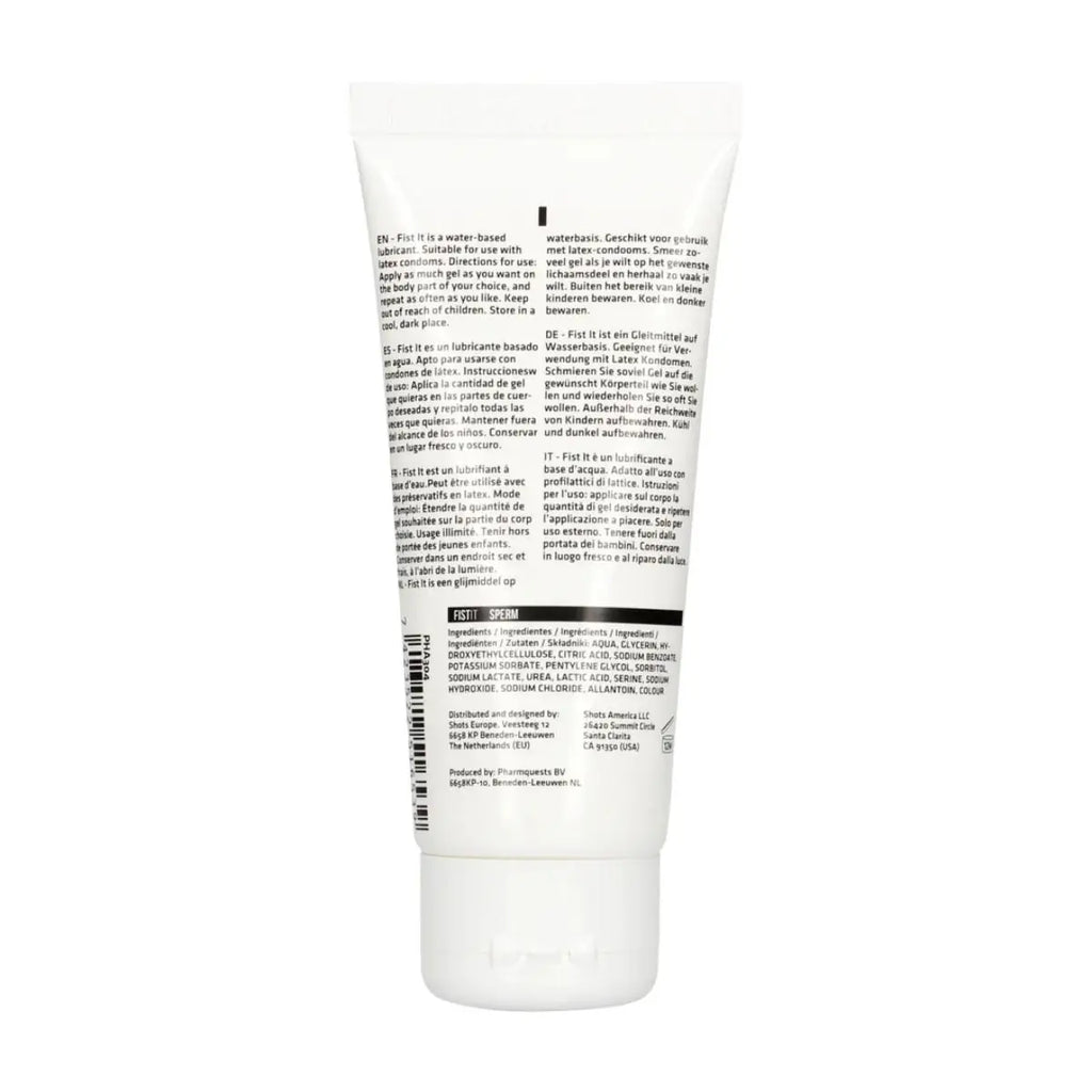 Shots Toys Fist It Sperm Gel Water Based Lubricant 100ml