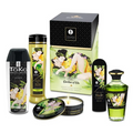 Shunga Luxury Gift Set Garden of Edo Green Tea Massage Oil Lube Stimulant Cream