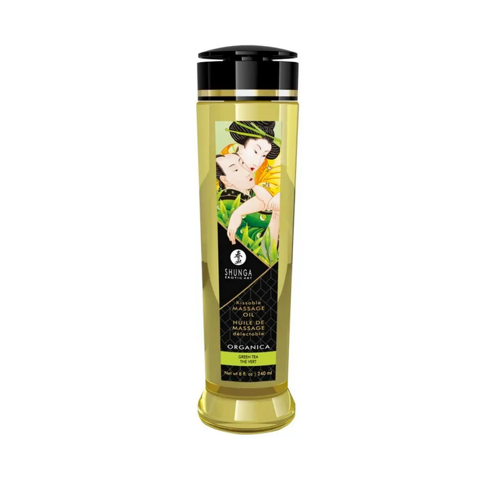 Shunga Luxury Gift Set Garden of Edo Green Tea Massage Oil Lube Stimulant Cream