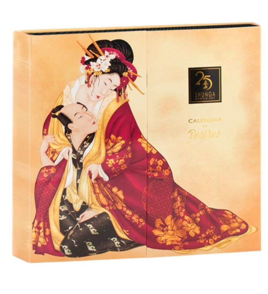 Shunga Calendar Of Desires Couples Massage Arousal Gel Oral Spray Luxury Gift