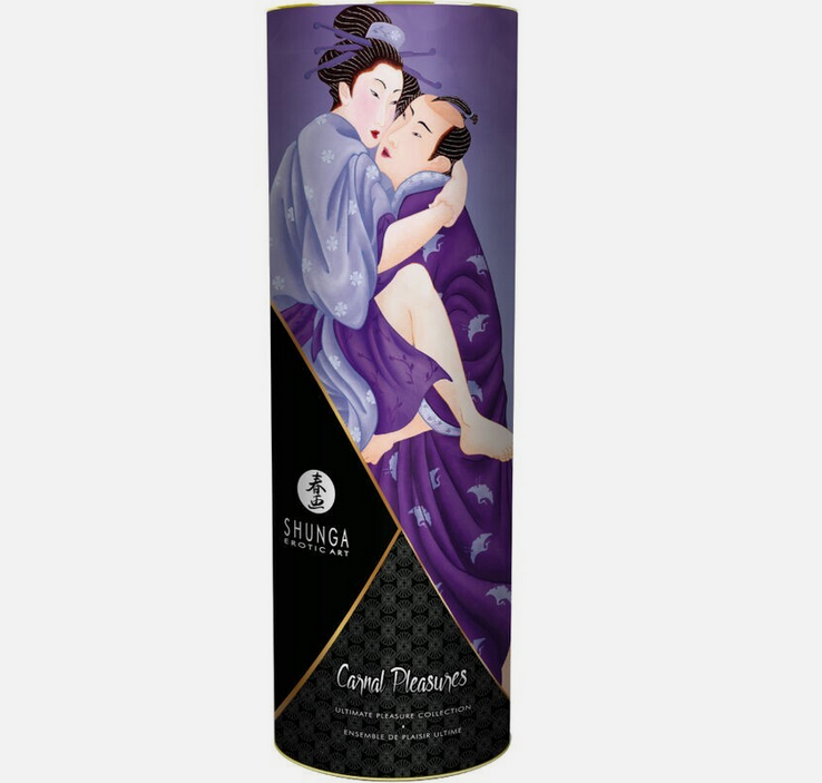 Shunga Luxury Gift Set Carnal Pleasures Toko Massage Oil Lube Stimulant Cream