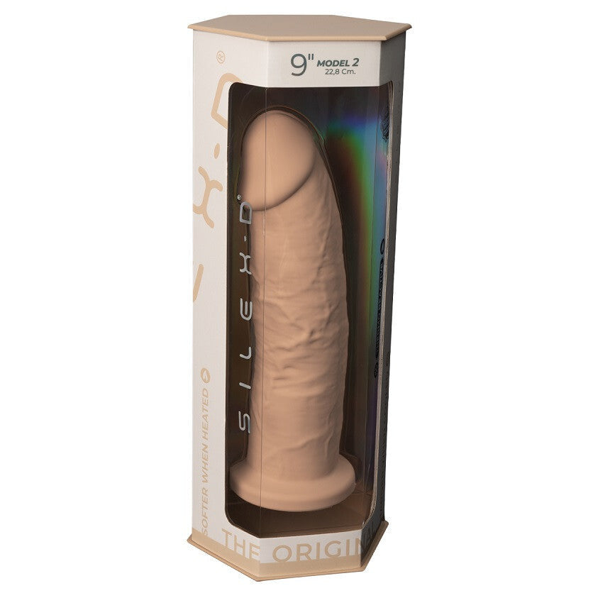 SilexD Realistic Silicone Dual Density Suction Cup Dildo Strap-on Compatible